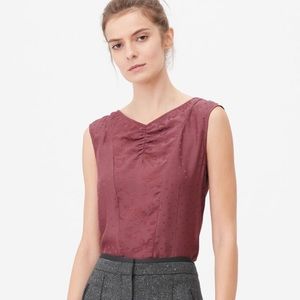 REBECCA TAYLOR SILK JACQUARD MIX TOP SIZE 0 new with tags $275